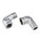 S SYDIEN 2Pcs 304 Stainless Steel 90 Degree Elbow 38 NPT Threaded Pipe Fitting Female x Male