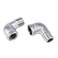 S SYDIEN 2Pcs 304 Stainless Steel 90 Degree Elbow 38 NPT Threaded Pipe Fitting Female x Male