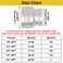 S SYDIEN Reducing Coupling 34 x 12 NPT Female Threaded Pipe Fitting 304 Stainless Steel 2 Pack