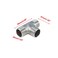 S SYDIEN Tee Pipe Fittings 304 Stainless Steel Tee 34 x 34 x 34 Male NPT Thread T Shaped 3 Way Cast Pipe Fitting 1 Pack