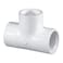 Lakesstory Sch 40 34 Inch PVC Tee 3 Way PVC Fitting With Socket x FNPT x Socket Ideal for Plumbing Pipe Connectors