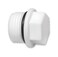 Lakesstory Sch 40 MNPT 12 Inch White PVC Pipe End Cap Male Threaded Plug