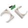 SDTC Tech 12Pack UShaped PVC Water Pipe Clamps Fit for 32mm OD Compatible with 1 ID PVC Pipe