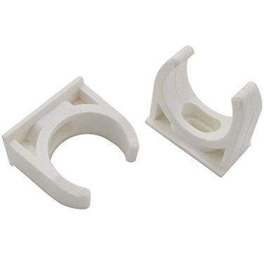 SDTC Tech 12Pack UShaped PVC Water Pipe Clamps Fit for 32mm OD Compatible with 1 ID PVC Pipe