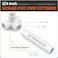 SDTC Tech 34 PVC Fitting Kit Furniture Grade Pipe Elbow Connector for DIY PVC Shelf Garden Support Structure Storage Frame White 4x 4 Way 4x 3 Way
