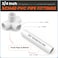 SDTC Tech 34 PVC Fitting Kit Furniture Grade Pipe Elbow Connector for DIY PVC Shelf Garden Support Structure Storage Frame White 4x 4 Way 4x 3 Way