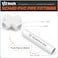 SDTC Tech 4Pack 12 Cross PVC Fitting 4 Way Furniture Grade Pipe Connector for DIY PVC Shelf Garden Support Structure Storage Frame