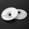 Seimneire 4pcs 118 inch217 inch 30mm55mm Plastic Pipe Cover White Clipon Flange Connector HOSE PIPE FITTING DX240130662