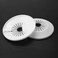 Seimneire 4pcs 118 inch217 inch 30mm55mm Plastic Pipe Cover White Clipon Flange Connector HOSE PIPE FITTING DX240130662