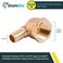 SharkBite 12 x 12 Inch FNPT Brass Crimp 90 Degree Elbow PEX Pipe PERT UC308LFZ