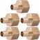 SharkBite 12 x 12 Inch FNPT Crimp Adapter Pack of 5 Brass Plumbing Fitting PEX Pipe PERT UC072LFA5