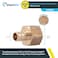 SharkBite 12 x 12 Inch FNPT Crimp Adapter Pack of 5 Brass Plumbing Fitting PEX Pipe PERT UC072LFA5