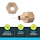SharkBite 12 x 12 Inch FNPT Crimp Adapter Pack of 5 Brass Plumbing Fitting PEX Pipe PERT UC072LFA5