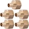 SharkBite 12 x 12 Inch FNPT Crimp Adapter Pack of 5 Brass Plumbing Fitting PEX Pipe PERT UC072LFA5