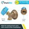 SharkBite 12 x 34 Inch MHT 90 Degree Hose Bibb Multi Turn Push To Connect Brass Plumbing Fitting PEX Pipe Copper CPVC PERT HDPE 24626LF