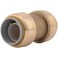 SharkBite 34 Inch Polybutylene Transition Coupling Push to Connect Brass Plumbing Fitting PEX Pipe Copper CPVC PERT HDPE U4016LFA