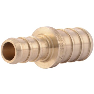 SharkBite 38 x 12 Inch Crimp Reducing Coupling Brass Plumbing Fitting PEX Pipe PERT UC009LFA