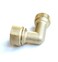 Shark Industrial Solid brass leadfree 90 degree garden hose elbow with rubber washer 34 FHT x 34 MHT