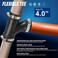 SUPPLYGIANT Supply Giant 6I7J Flexible Tee Coupling with Stainless Steel Clamps 45 Inner Diameter for 4 Nominal Pipe Black