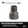 SUPPLYGIANT SUPPLY GIANT CNFQ0300 Black Malleable Extension Piece 1 in