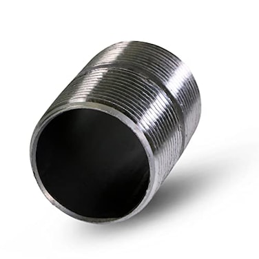 SUPPLYGIANT Supply Giant OQCM1500 Close Black Steel Nipple Pipe Fitting with 112 Nominal Size Diameter