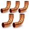 SUPPLYGIANT DDMU00345 90 degrees Long Turn Sweat Elbow Copper Fittings 34