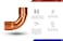 SUPPLYGIANT DDMU00345 90 degrees Long Turn Sweat Elbow Copper Fittings 34
