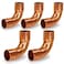 SUPPLYGIANT DDMU00345 90 degrees Long Turn Sweat Elbow Copper Fittings 34