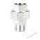TAISHER 1PCS 304 Stainless Steel Union 1 NPT Male x 1 NPT Female Cast Pipe Fitting