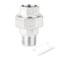 TAISHER 1PCS 304 Stainless Steel Union 1 NPT Male x 1 NPT Female Cast Pipe Fitting