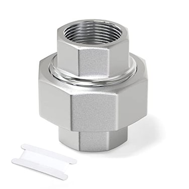 TAISHER 1PCS 304 Stainless Steel Union 12 NPT Female Cast Pipe Fitting