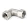 TAISHER 2PCS 304 Stainless Steel 90 Degree Elbow 2 Ends Flexible Movable Connector 12 Female for Sprayer Angled Valve Shower Arm