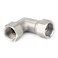 TAISHER 2PCS 304 Stainless Steel 90 Degree Elbow 2 Ends Flexible Movable Connector 12 Female for Sprayer Angled Valve Shower Arm