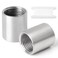 TAISHER 2PCS 304 Stainless Steel Cast Pipe Fitting Coupling 12 x 12 NPT Female Threaded
