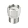 TAISHER 2PCS 304 Stainless Steel Flexible Movable Connector 12 Male for Sprayer Angled Valve Shower Arm