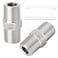 TAISHER 2PCS 304 Stainless Steel Hex Nipple Pipe Fitting 12Inch Male Pipe x 12Inch Male Pipe
