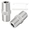 TAISHER 2PCS 304 Stainless Steel Hex Nipple Pipe Fitting 12Inch Male Pipe x 12Inch Male Pipe