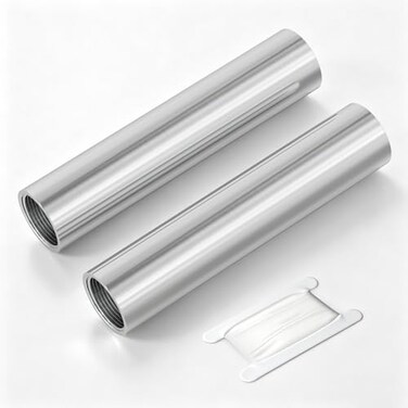 TAISHER 2PCS Stainless Steel Pipe Fittings 14 NPT x 14 NPT Female Threaded 4 Length Nipple Cast Pipe