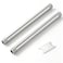 TAISHER 2PCS Stainless Steel Pipe Fittings 38 NPT x 38 NPT Male Threaded 8 Length Nipple Cast Pipe