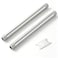 TAISHER 2PCS Stainless Steel Pipe Fittings 38 NPT x 38 NPT Male Threaded 8 Length Nipple Cast Pipe