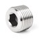 TAISHER 5PCS 304 Stainless Steel Internal Hex Thread Socket Pipe Plug Fitting 12 NPT Male