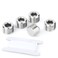 TAISHER 5PCS 304 Stainless Steel Internal Hex Thread Socket Pipe Plug Fitting 12 NPT Male