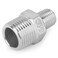 TAISHER 5PCS Cast 304 Stainless Steel Hex Nipple Reducer Pipe Fitting 12Inch Male Pipe x 14Inch Male Pipe