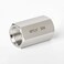 TAISHER 5PCS Forging of 304 Stainless Steel Full Hex Coupling 14Inch Female Pipe x 14Inch Female Pipe Fitting