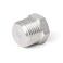 TAISHER 5PCS Stainless Steel Outer Hex Thread Socket Pipe Plug Fitting 12 NPT Male