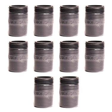 Thrifco Plumbing Thrifco 6620001 12 Inch X Close SCH 80 PVC Nipple 10 Per Pack