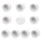 Tnuocke 10pcs 12 PVC Cap Fittings End Female Thread Pipe Plug Adapter for Sprinkler Cap Plumbing Pipe Repair and Modification