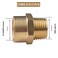 Tsinghwang 4 Pack G 12 BSP Female Thread to US 12 NPT Male Thread Brass Pipe Fitting AdapterG to NPT Adapter 12 Inch Converter Connector