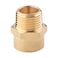 Tsinghwang 4 Pack G 12 BSP Female Thread to US 12 NPT Male Thread Brass Pipe Fitting AdapterG to NPT Adapter 12 Inch Converter Connector