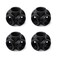 Home TZH TZH 4Pack 5Way Corner Black Malleable Cast Iron Pipe Fitting 34 Black 5Way Side Outlet Tee for Industrial Pipe Furniture DIY Decoration